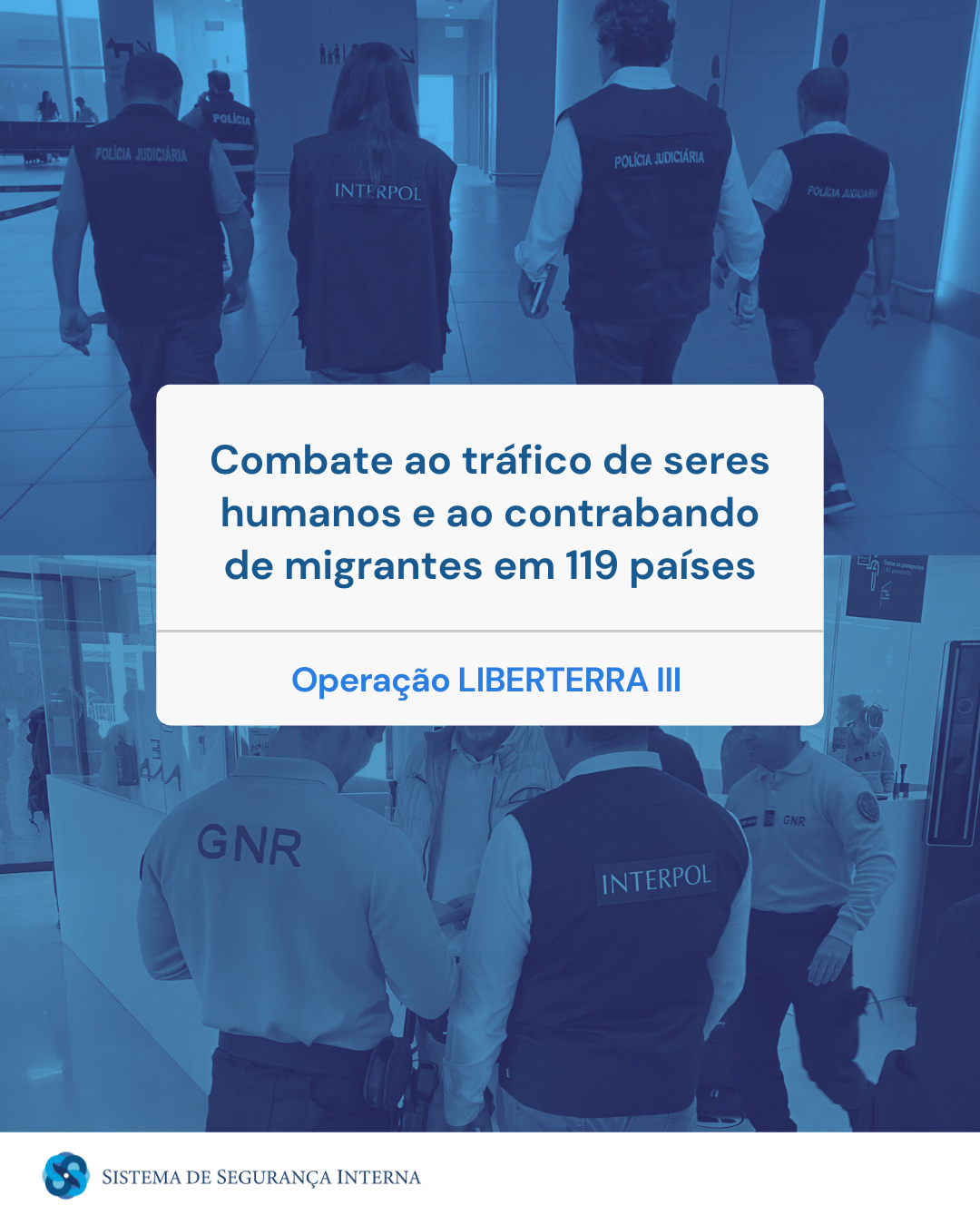 Operação Liberterra III da INTERPOL combate o tráfico de seres humanos